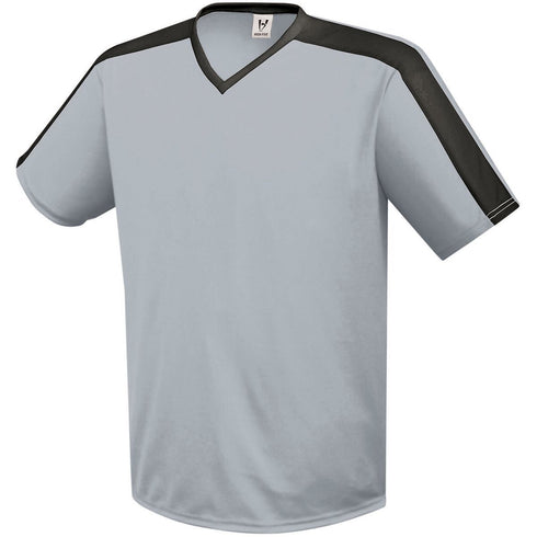 Russell Athletic Genesis Soccer Jersey (322730), Color 'Silver Grey/Black'